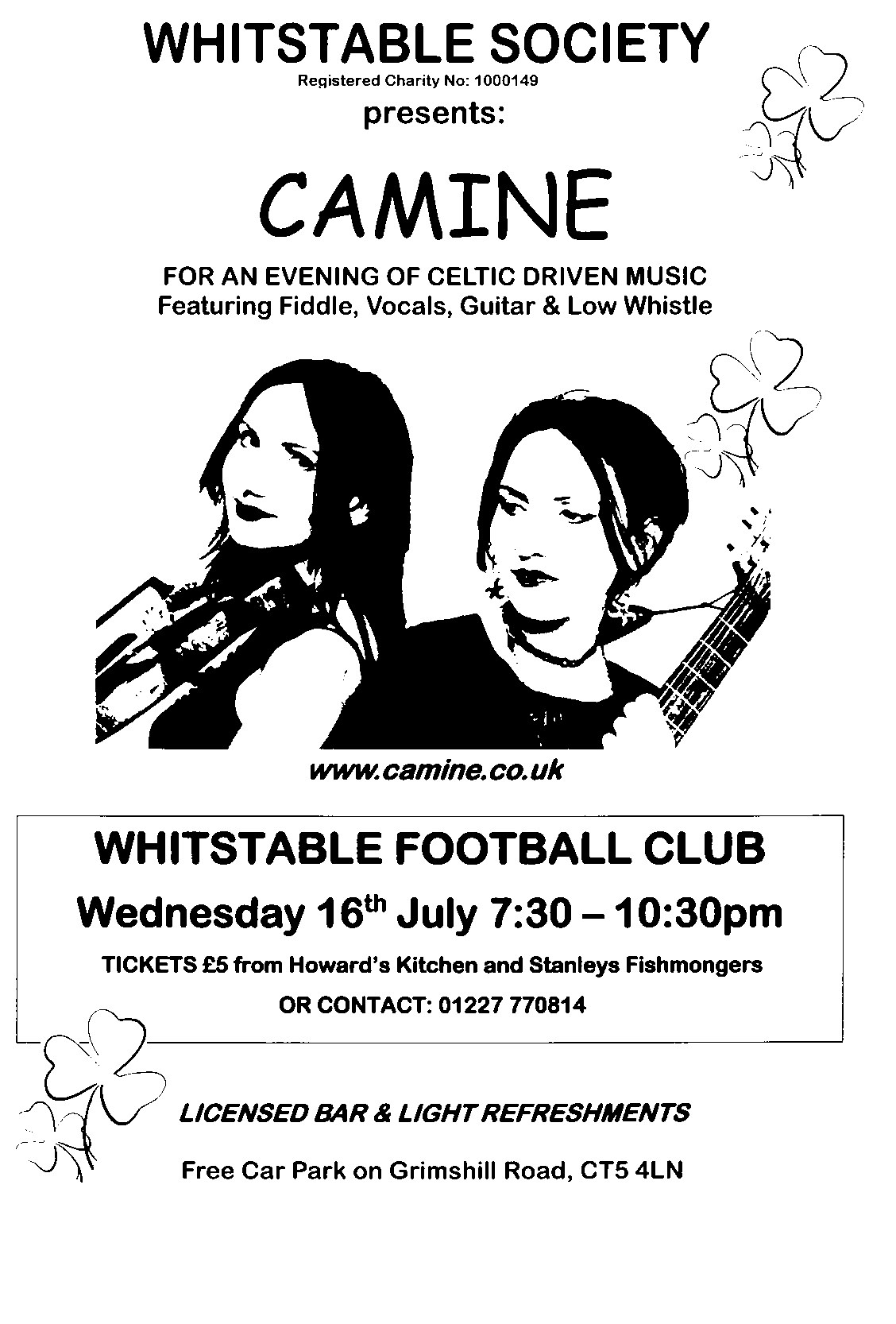 Whitstable Society Summer Concert